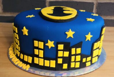 Batman themed cake