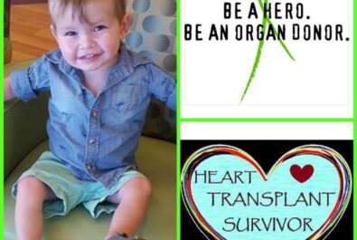 kid with a transplanted heart