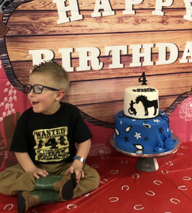 A Horse-Themed Cake to Keep up with Bradley!