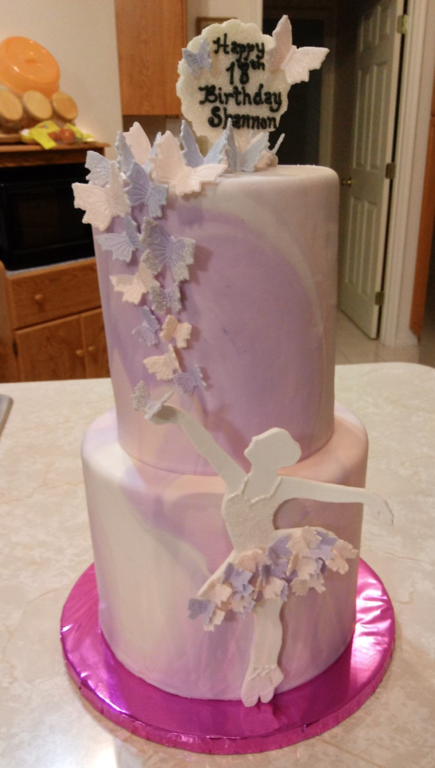 custom ballerina cake