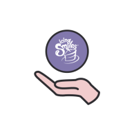 Icon of hand with Icing Smiles logo