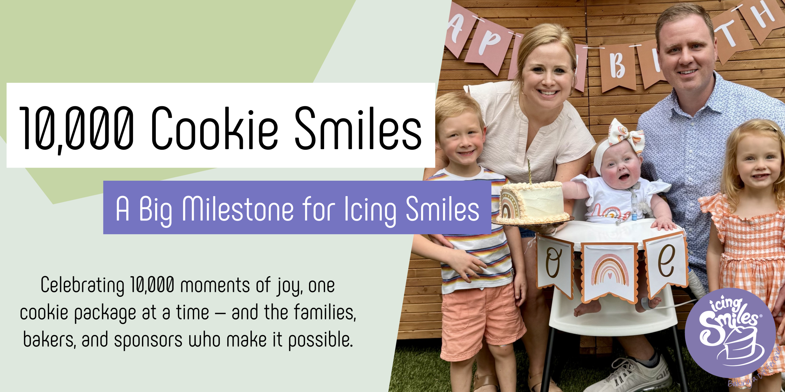 10,000 Cookie Smiles – A Big Milestone for Icing Smiles 